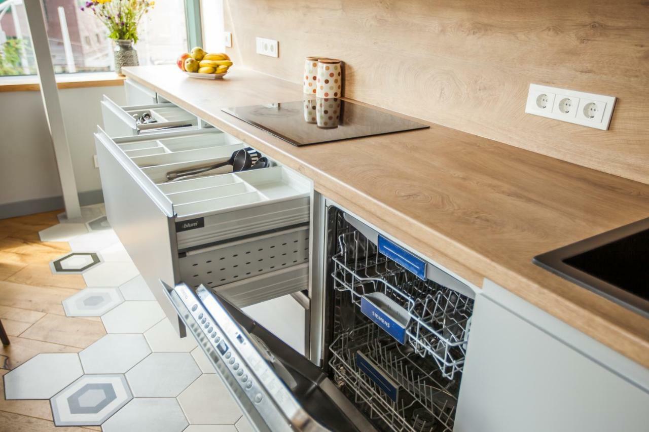 וילנה Penthouse In The City Center מראה חיצוני תמונה