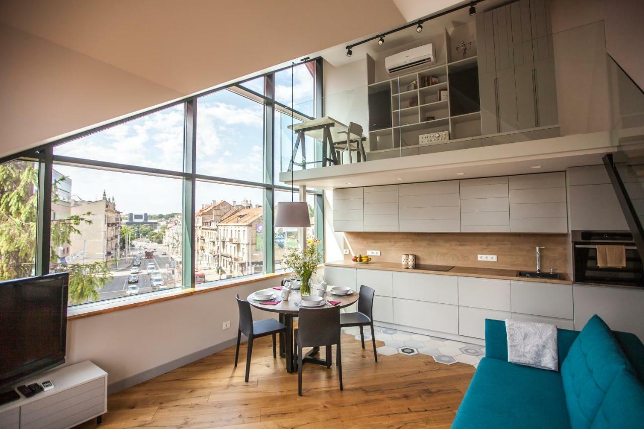 וילנה Penthouse In The City Center מראה חיצוני תמונה